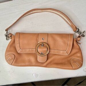 The Sak Pink Label Tan Shoulder Bag Soft Leather